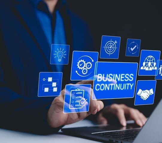 Business,Continuity,Management,Concept.,"business,Continuity",With,Icons,Strategy,,Risk